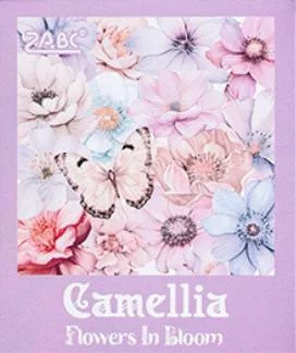 60 Pieces Glitter Shiny Flower Stickers for Journaling Art Crafts