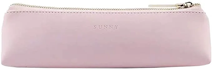 PU Leather Pouch Pencil Bag Pen Case Cosmetic Makeup Bag