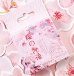 45PCS Small Scrapbooks Laptop Stickers, Doraking Boxed Flowers Monogatari Stickers for Laptop, Scrapbooking, Suitcase, Wallet